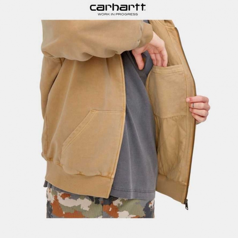 Carhartt Wip Hooded Vista Jacket Dusty Hamilton Brown | TH0000340