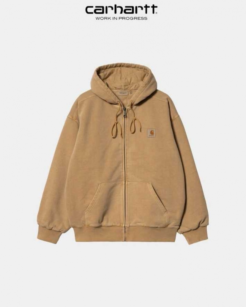 Carhartt Wip Hooded Vista Jacket Dusty Hamilton Brown | TH0000340