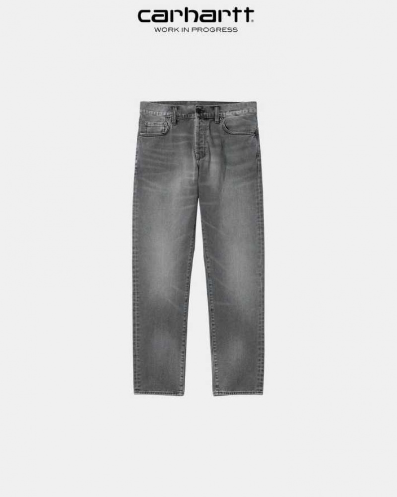 Carhartt Wip Klondike Pant - Maitland Denim Black (light used wash) | TH0001421