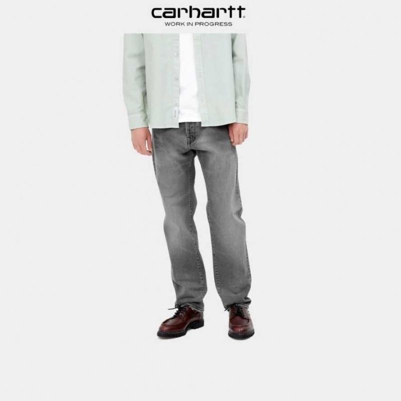 Carhartt Wip Klondike Pant - Maitland Denim Black (light used wash) | TH0001421