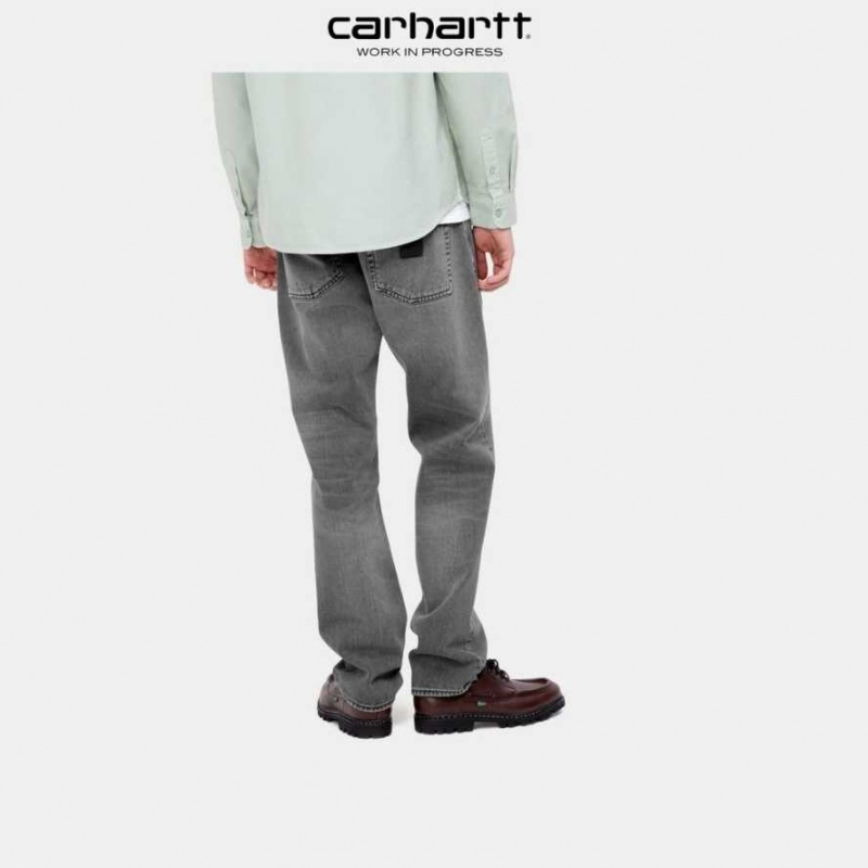 Carhartt Wip Klondike Pant - Maitland Denim Black (light used wash) | TH0001421