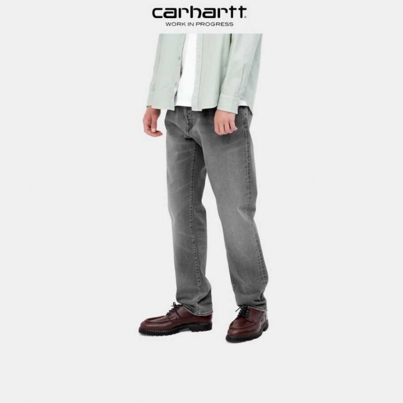 Carhartt Wip Klondike Pant - Maitland Denim Black (light used wash) | TH0001421