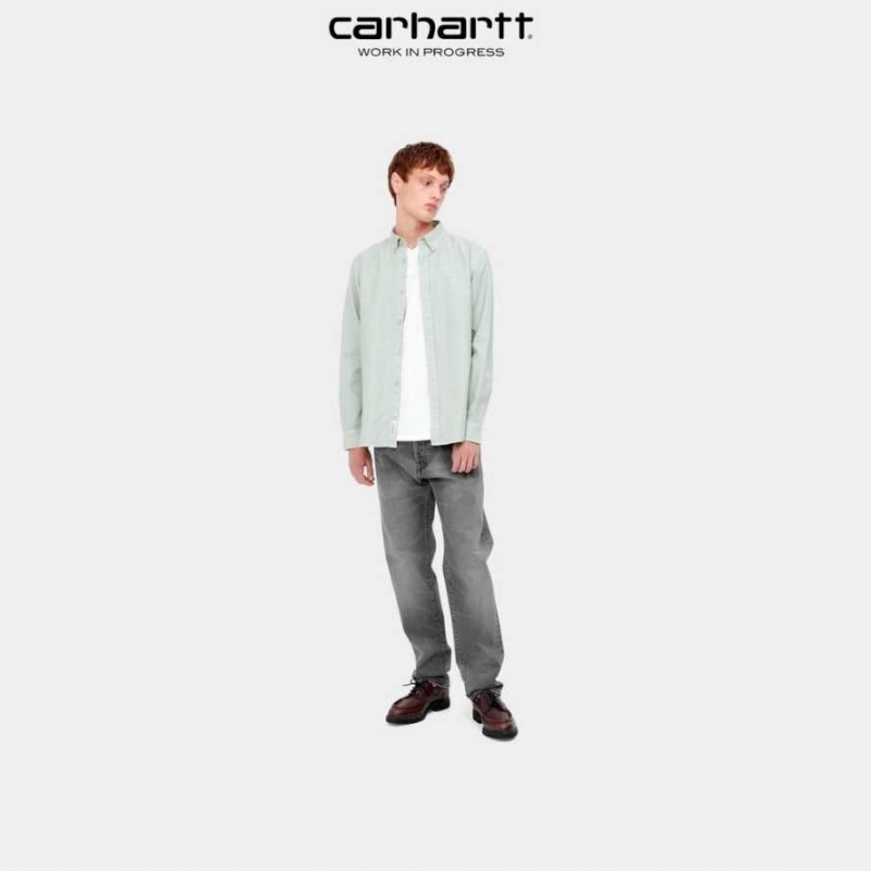 Carhartt Wip Klondike Pant - Maitland Denim Black (light used wash) | TH0001421