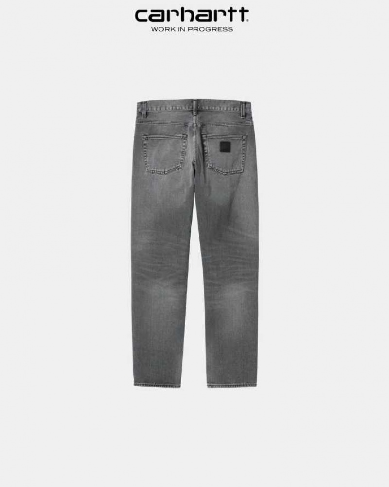 Carhartt Wip Klondike Pant - Maitland Denim Black (light used wash) | TH0001421