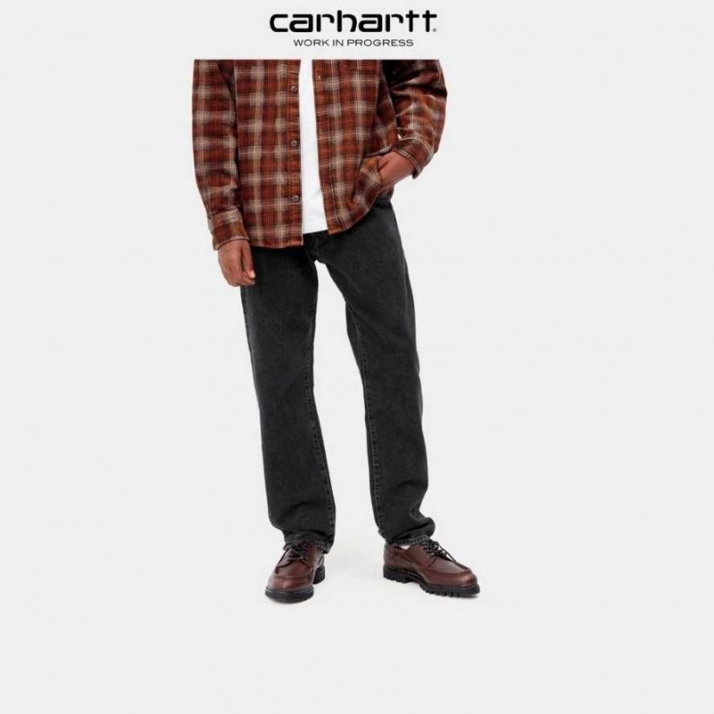 Carhartt Wip Klondike Pant - Maitland Denim Black (stone washed) | TH0001423