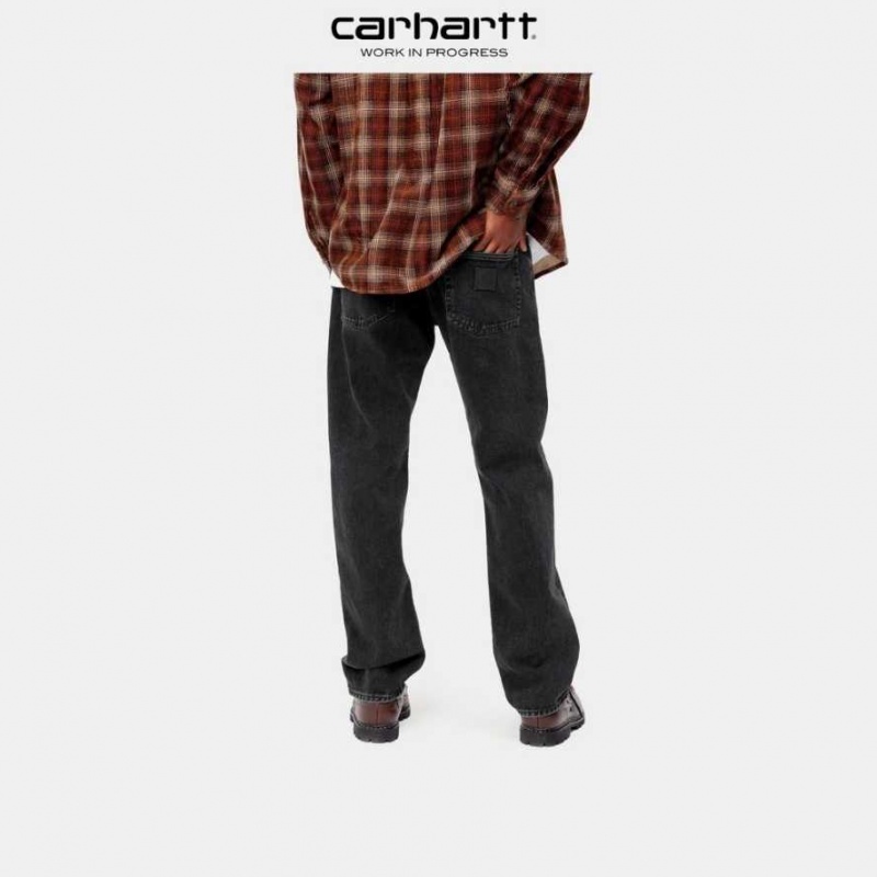 Carhartt Wip Klondike Pant - Maitland Denim Black (stone washed) | TH0001423