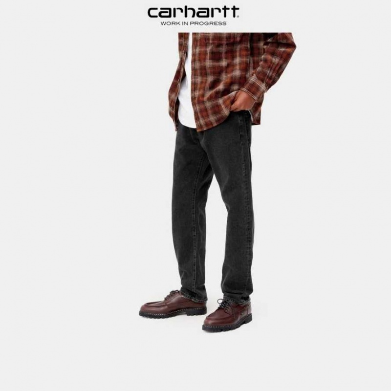 Carhartt Wip Klondike Pant - Maitland Denim Black (stone washed) | TH0001423