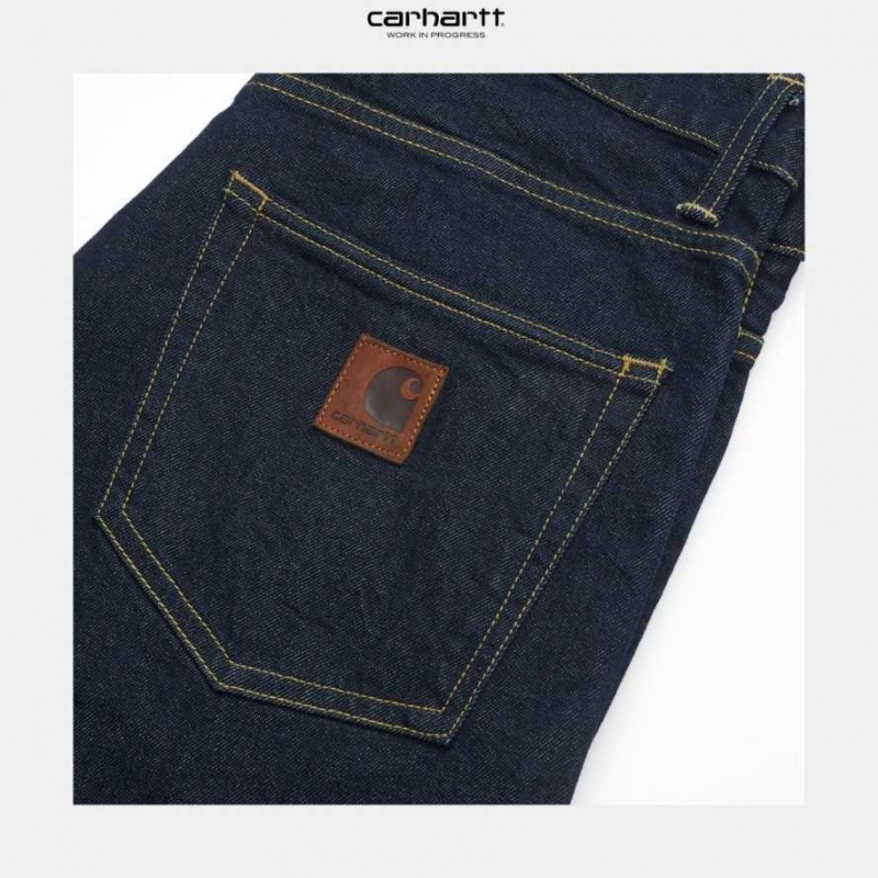 Carhartt Wip Klondike Pant - Stretch Denim Blue (rinsed) | TH0001426