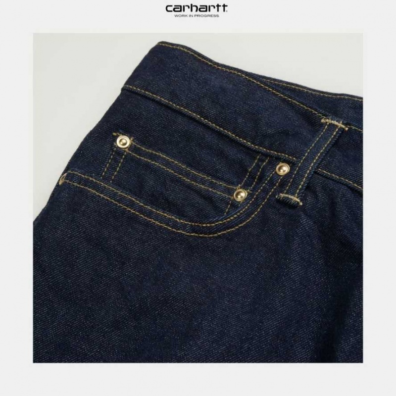 Carhartt Wip Klondike Pant - Stretch Denim Blue (rinsed) | TH0001426