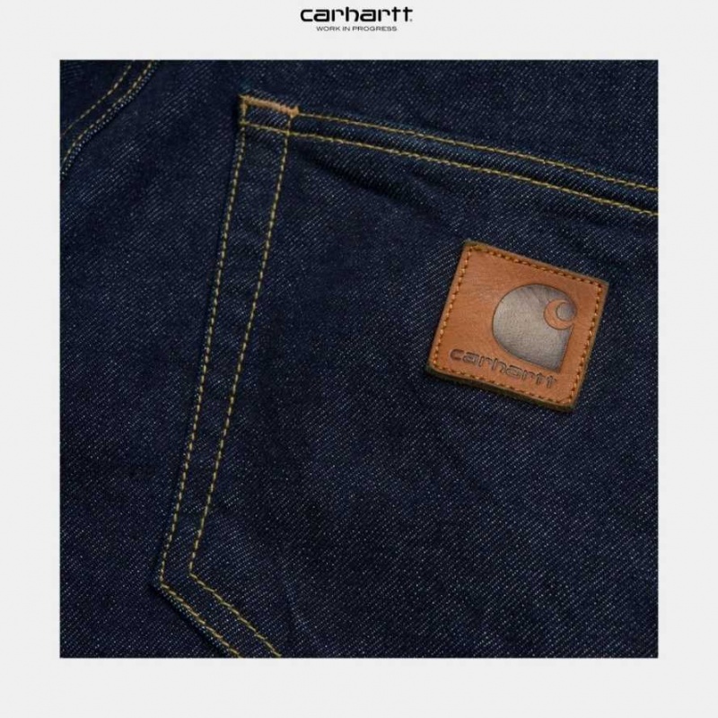 Carhartt Wip Klondike Pant - Stretch Denim Blue (rinsed) | TH0001426