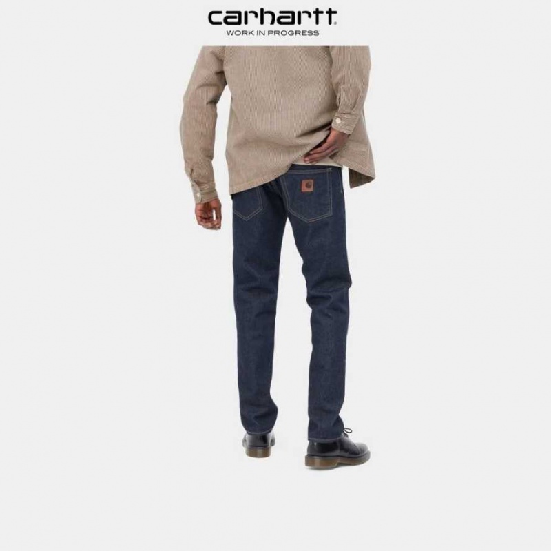 Carhartt Wip Klondike Pant - Stretch Denim Blue (rinsed) | TH0001426