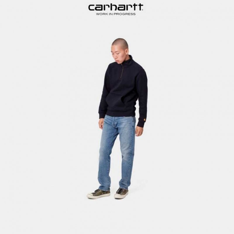 Carhartt Wip Klondike Pant - Stretch Denim Blue (worn bleached) | TH0001427