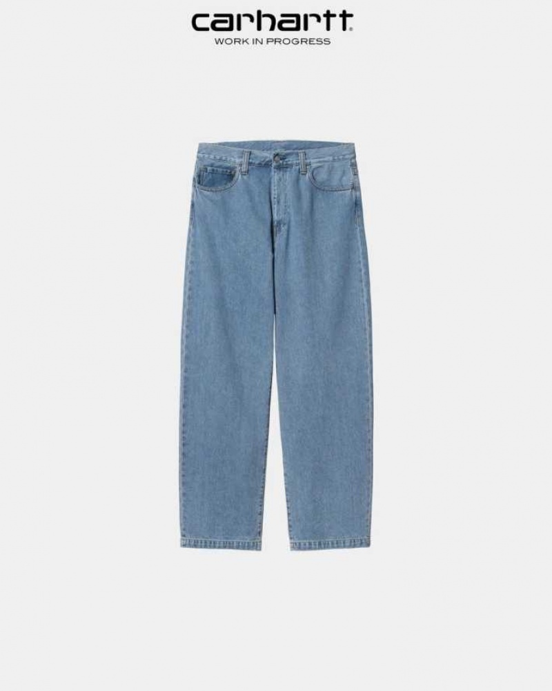 Carhartt Wip Landon Pant Blue ( heavy stone wash) | TH0001429