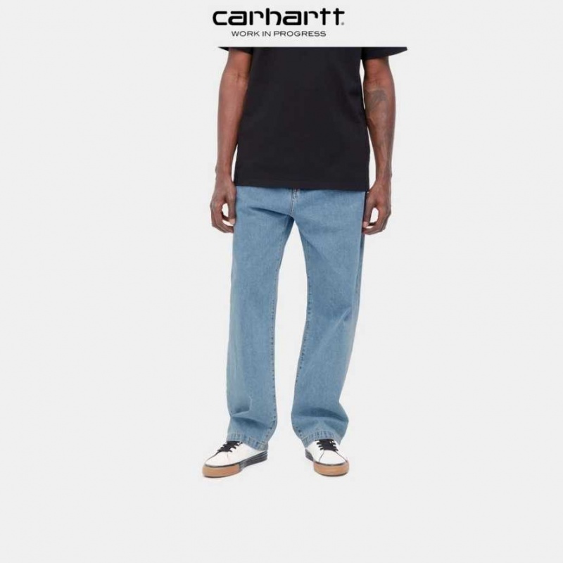 Carhartt Wip Landon Pant Blue ( heavy stone wash) | TH0001429