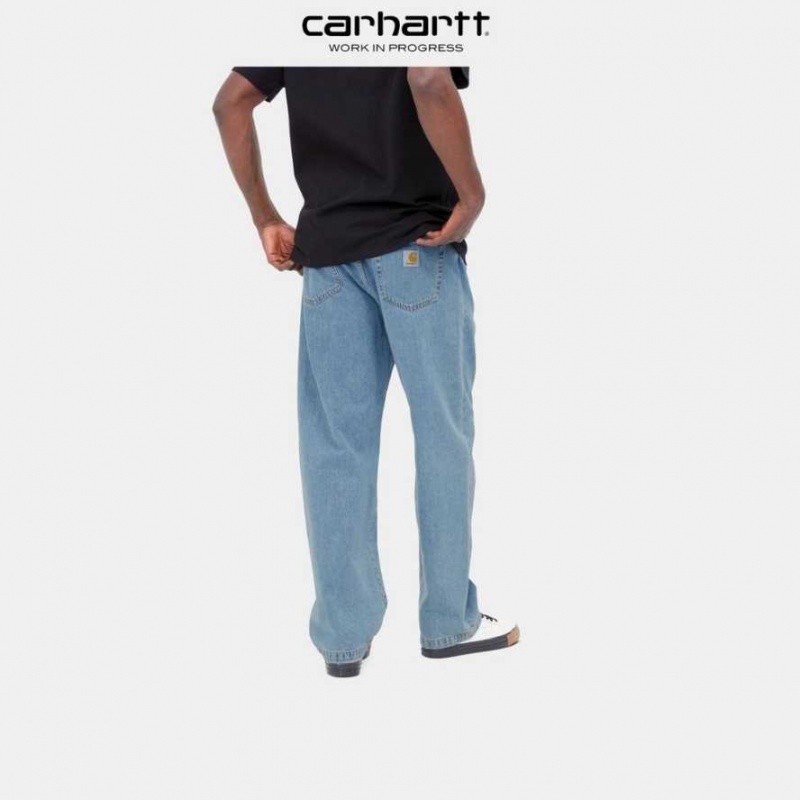 Carhartt Wip Landon Pant Blue ( heavy stone wash) | TH0001429