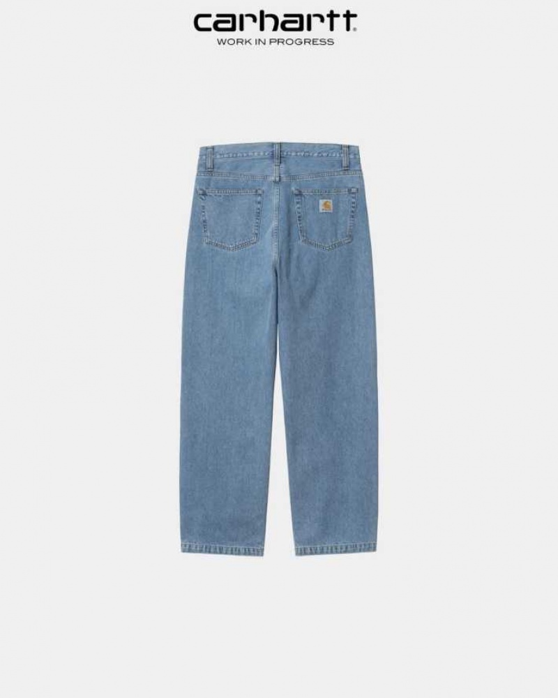 Carhartt Wip Landon Pant Blue ( heavy stone wash) | TH0001429