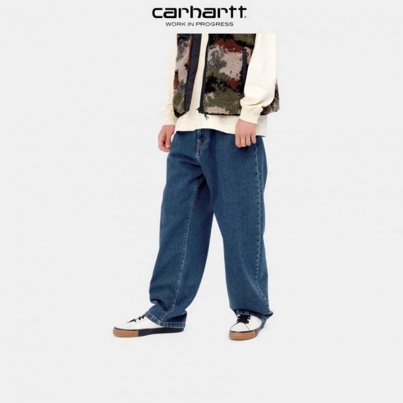 Carhartt Wip Landon Pant Blue (stone washed) | TH0001428