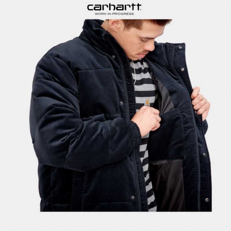 Carhartt Wip Layton Jacket Dark Navy | TH0000059