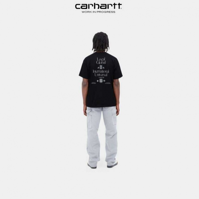 Carhartt Wip Local Pocket T-Shirt Black | TH0002232