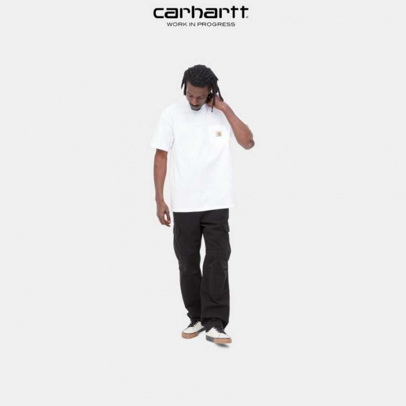 Carhartt Wip Local Pocket T-Shirt White | TH0002233