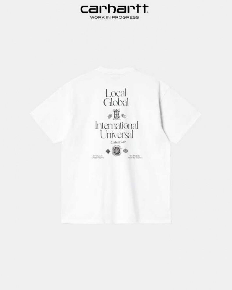 Carhartt Wip Local Pocket T-Shirt White | TH0002233