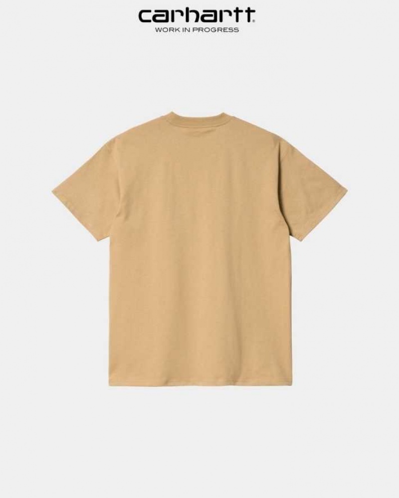 Carhartt Wip Lucky Painter T-Shirt Dusty Hamilton Brown | TH0002256