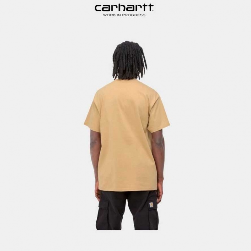 Carhartt Wip Lucky Painter T-Shirt Dusty Hamilton Brown | TH0002256