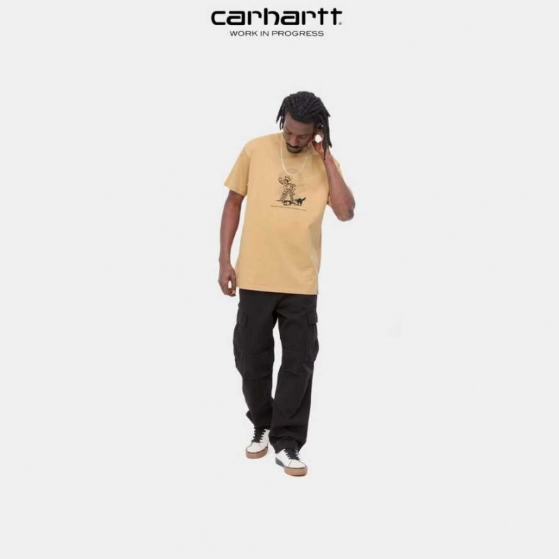 Carhartt Wip Lucky Painter T-Shirt Dusty Hamilton Brown | TH0002256