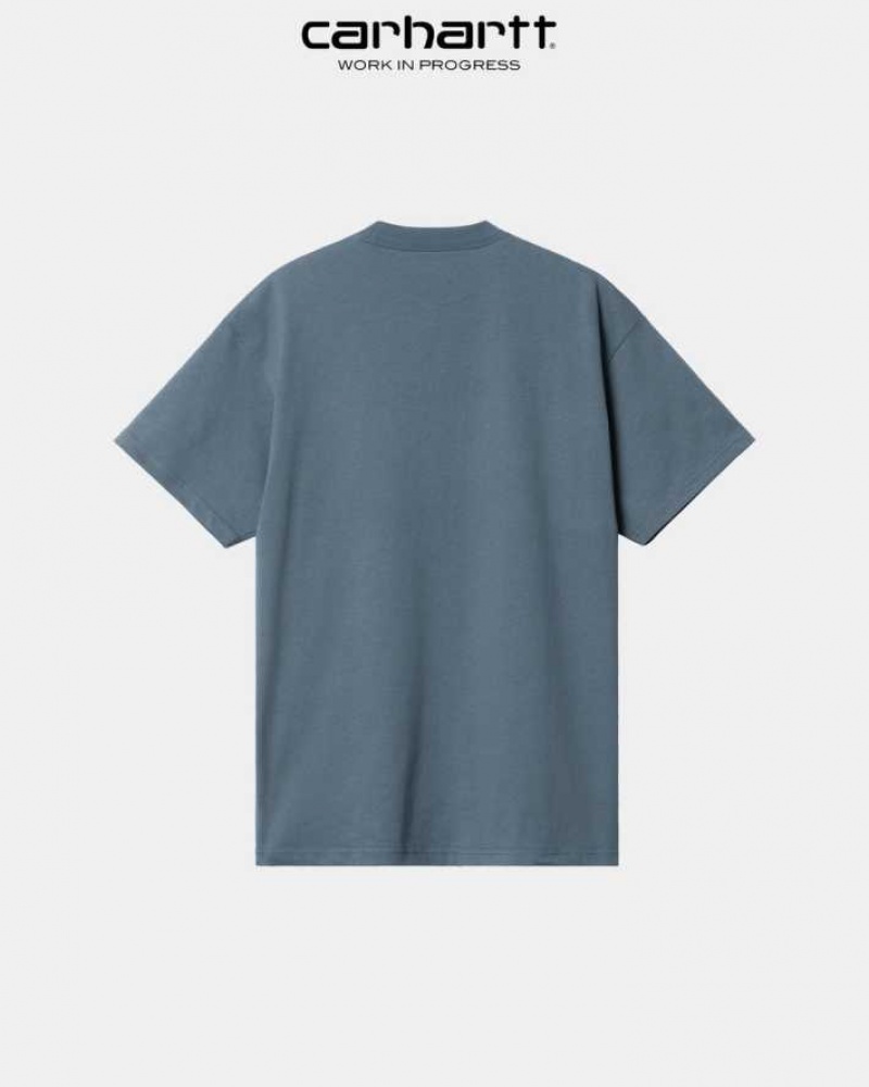 Carhartt Wip Lucky Painter T-Shirt Storm Blue | TH0002253