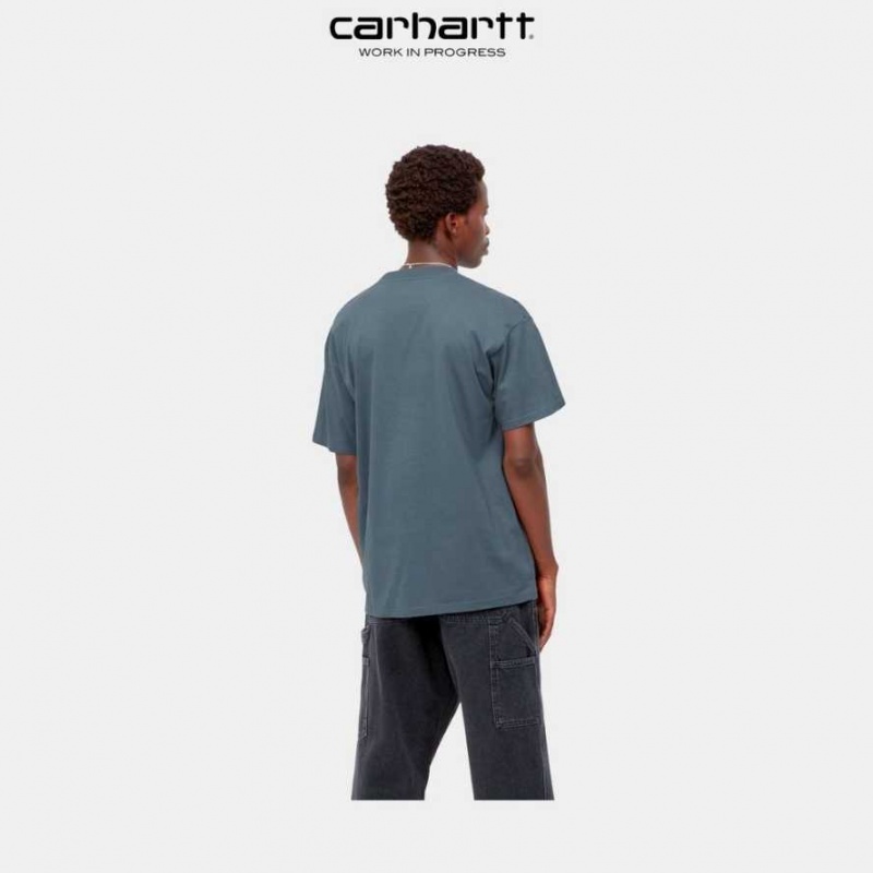 Carhartt Wip Lucky Painter T-Shirt Storm Blue | TH0002253