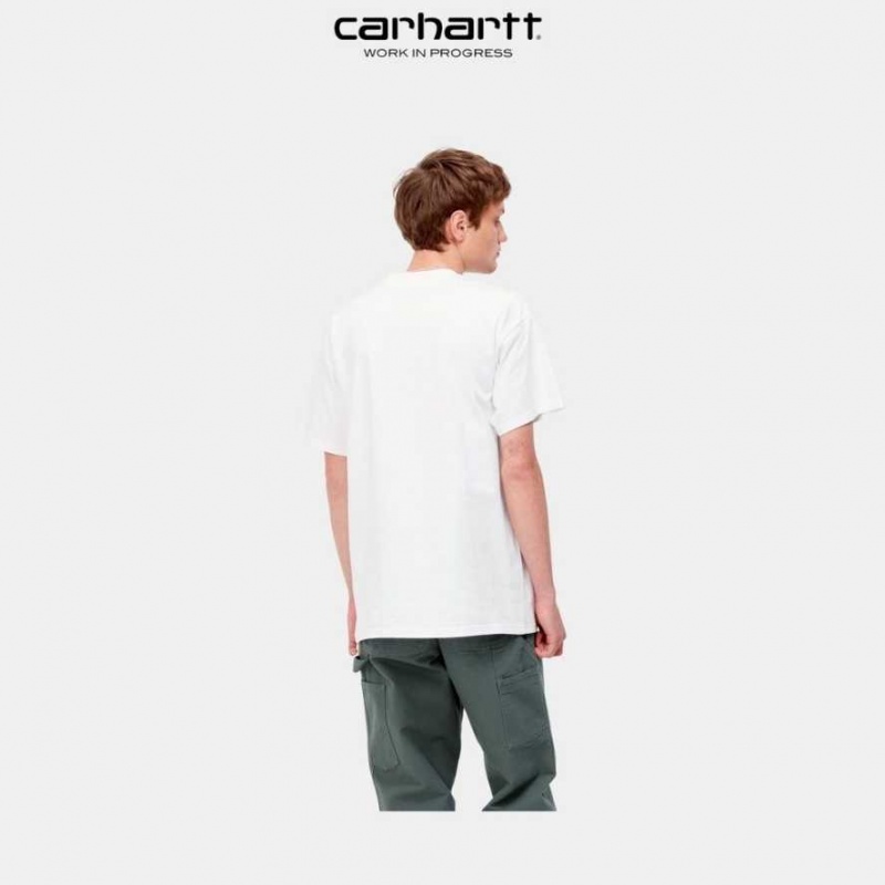 Carhartt Wip Lucky Painter T-Shirt White | TH0002254