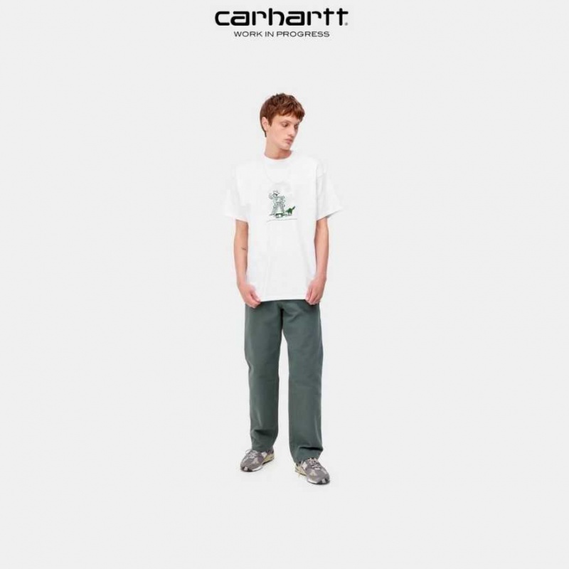 Carhartt Wip Lucky Painter T-Shirt White | TH0002254