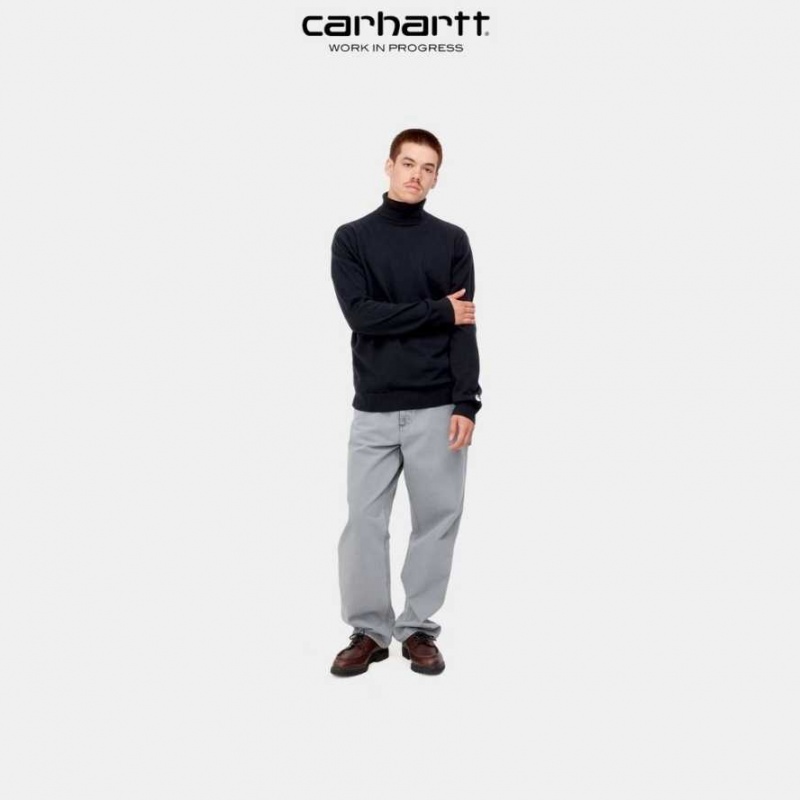 Carhartt Wip Madison Turtleneck Sweater Dark Navy | TH0000358