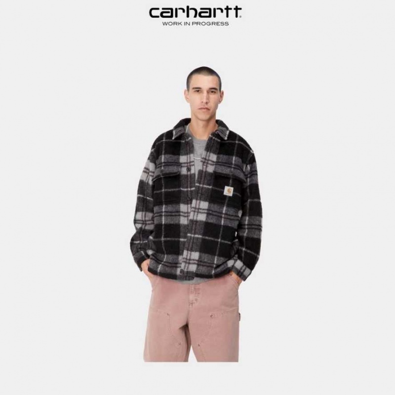 Carhartt Wip Manning Check Shirt Jacket Black / Marengo | TH0000068