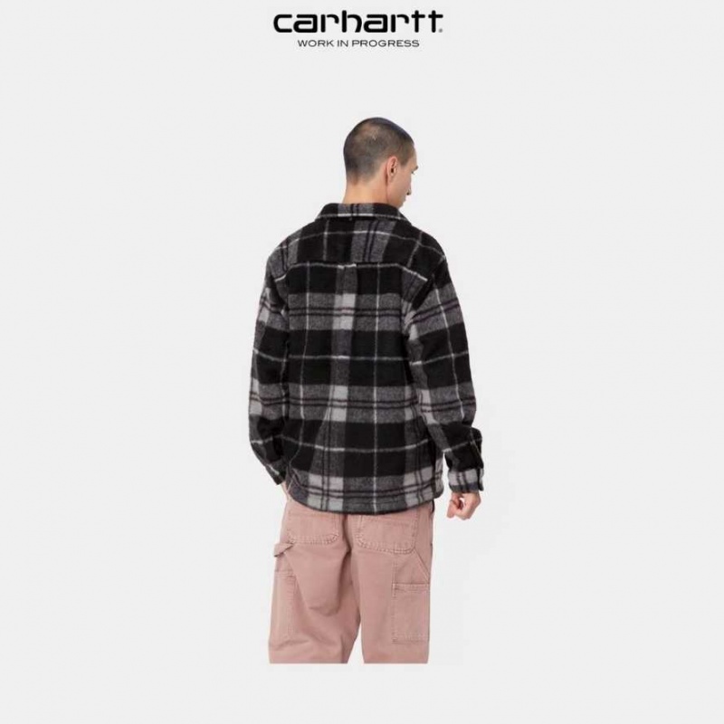 Carhartt Wip Manning Check Shirt Jacket Black / Marengo | TH0000068