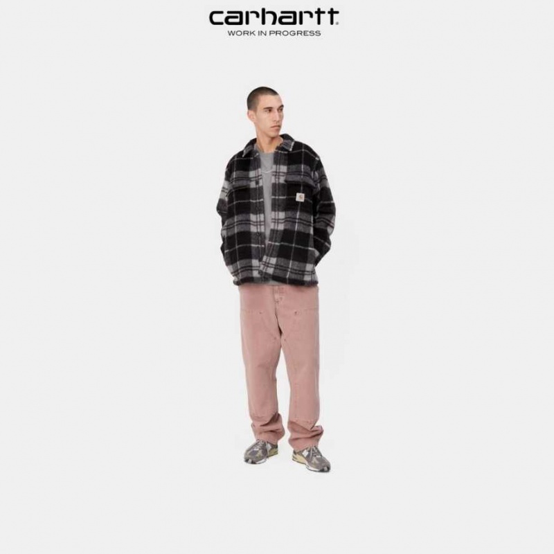 Carhartt Wip Manning Check Shirt Jacket Black / Marengo | TH0000068