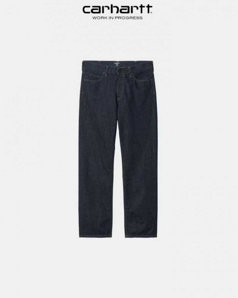 Carhartt Wip Marlow Pant Blue (rinsed) | TH0001431