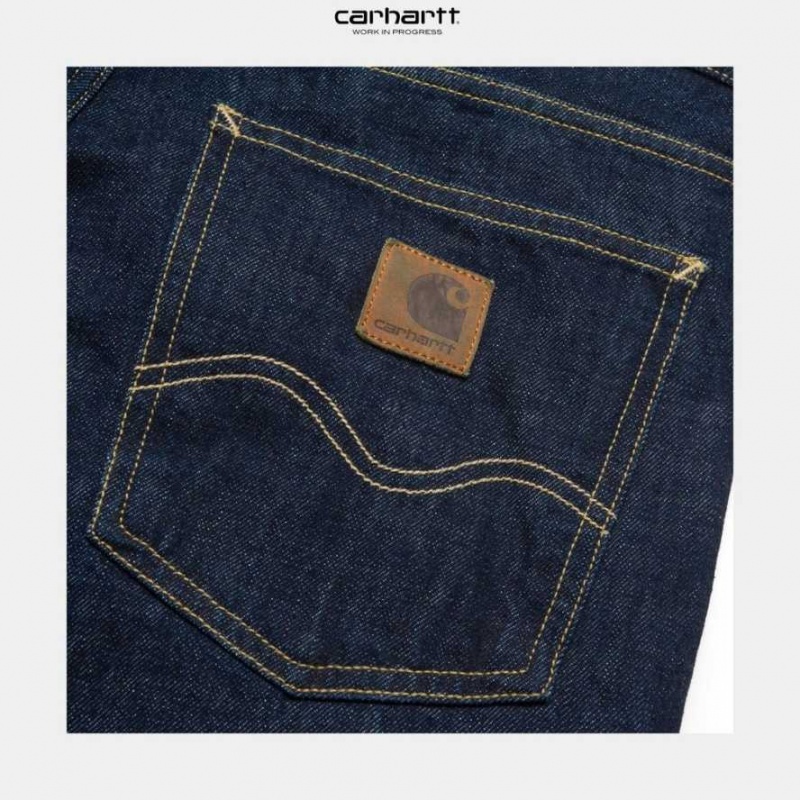 Carhartt Wip Marlow Pant Blue (rinsed) | TH0001431