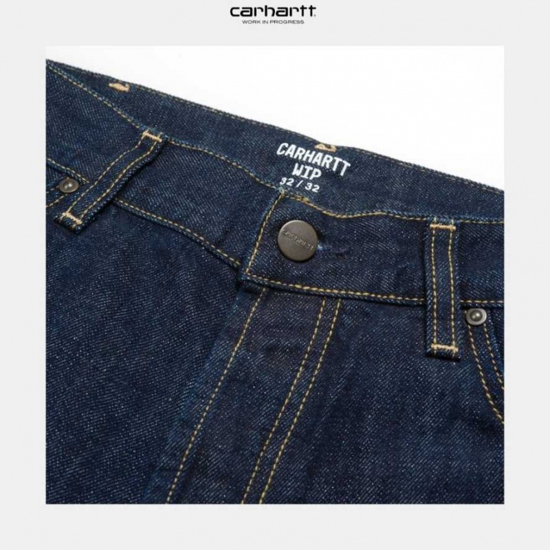 Carhartt Wip Marlow Pant Blue (rinsed) | TH0001431