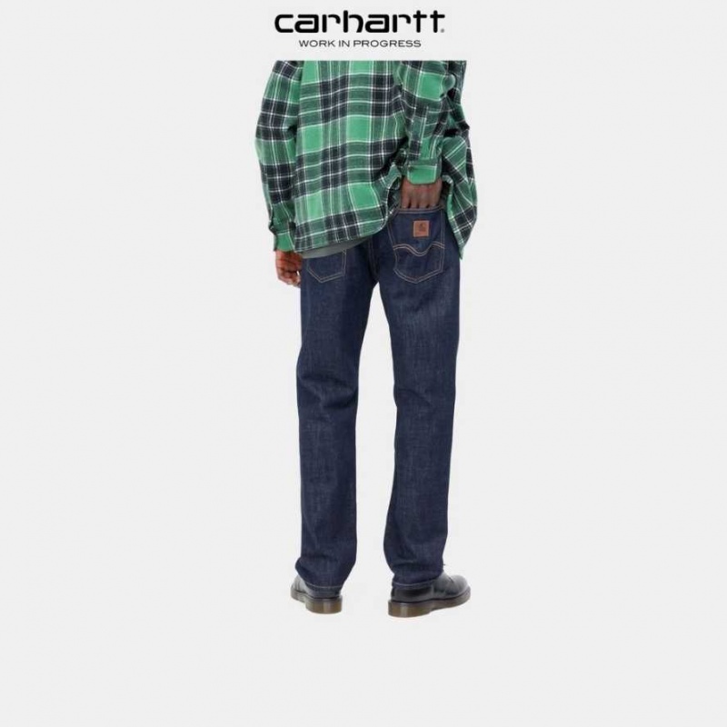 Carhartt Wip Marlow Pant Blue (rinsed) | TH0001431