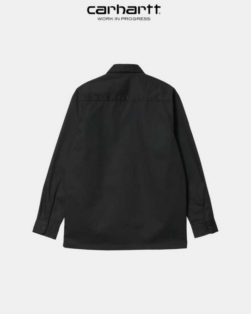 Carhartt Wip Master Shirt Black | TH0001817