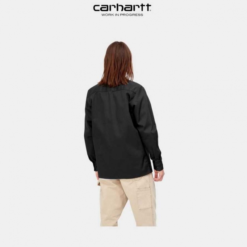 Carhartt Wip Master Shirt Black | TH0001817