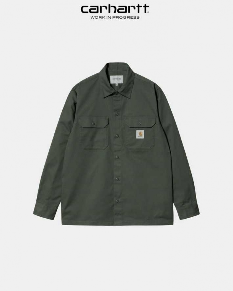 Carhartt Wip Master Shirt Boxwood | TH0001813