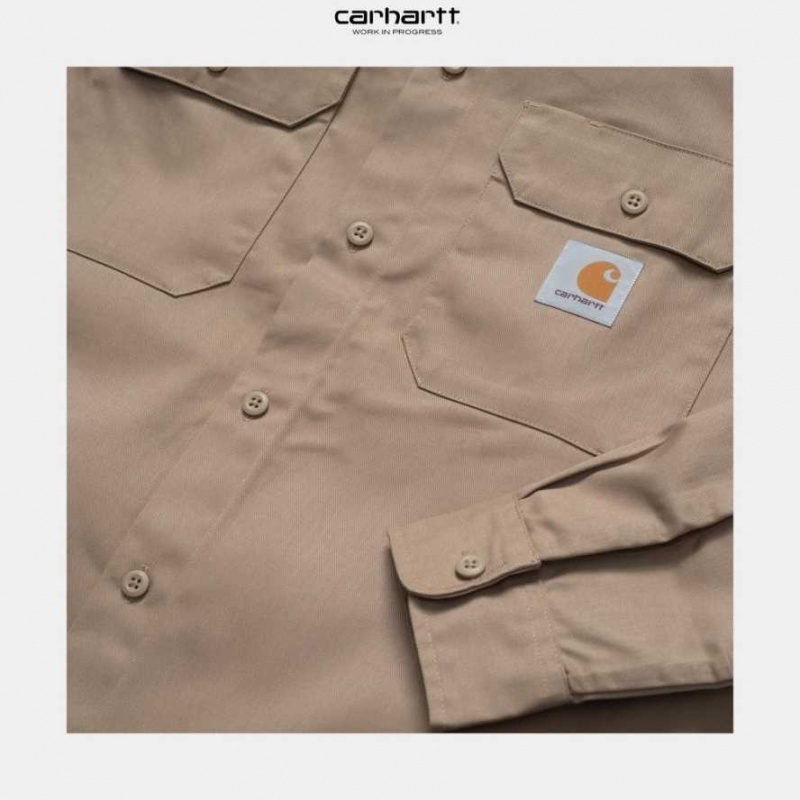 Carhartt Wip Master Shirt Leather | TH0001814