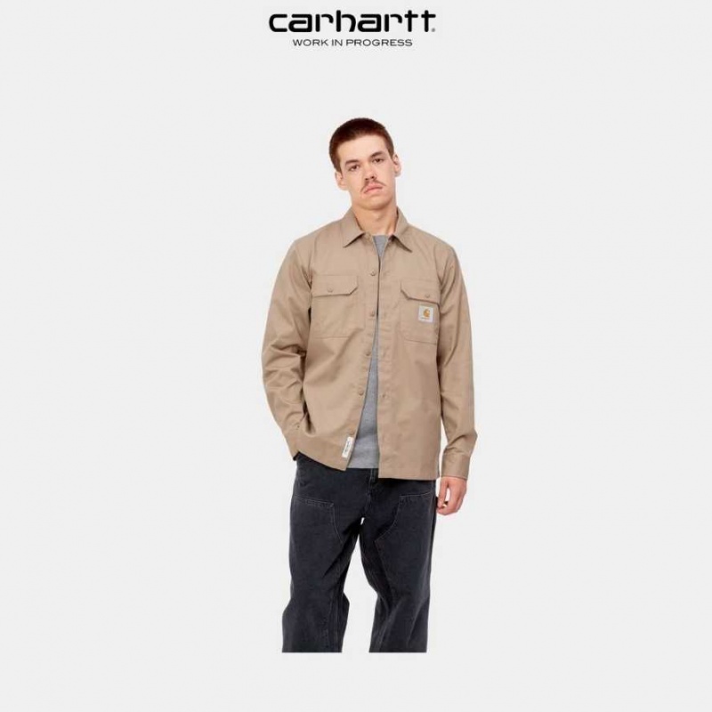 Carhartt Wip Master Shirt Leather | TH0001814