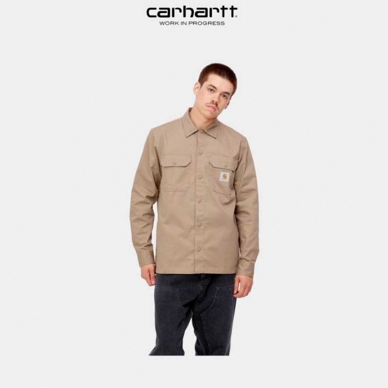 Carhartt Wip Master Shirt Leather | TH0001814