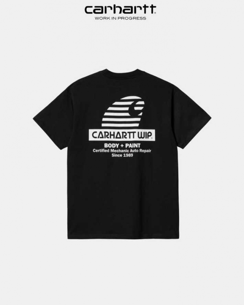 Carhartt Wip Mechanic T-Shirt Black | TH0002261