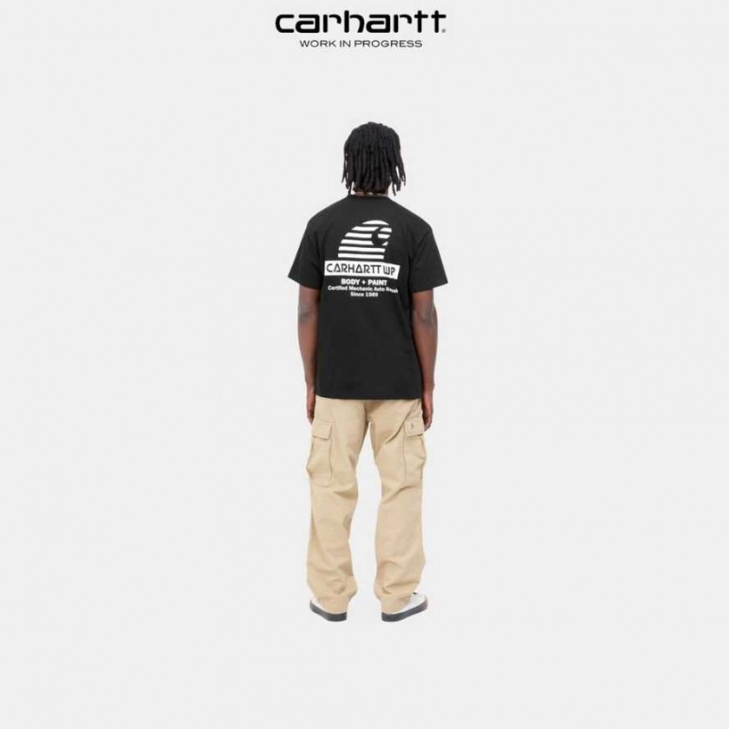 Carhartt Wip Mechanic T-Shirt Black | TH0002261