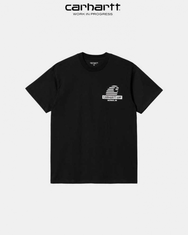 Carhartt Wip Mechanic T-Shirt Black | TH0002261