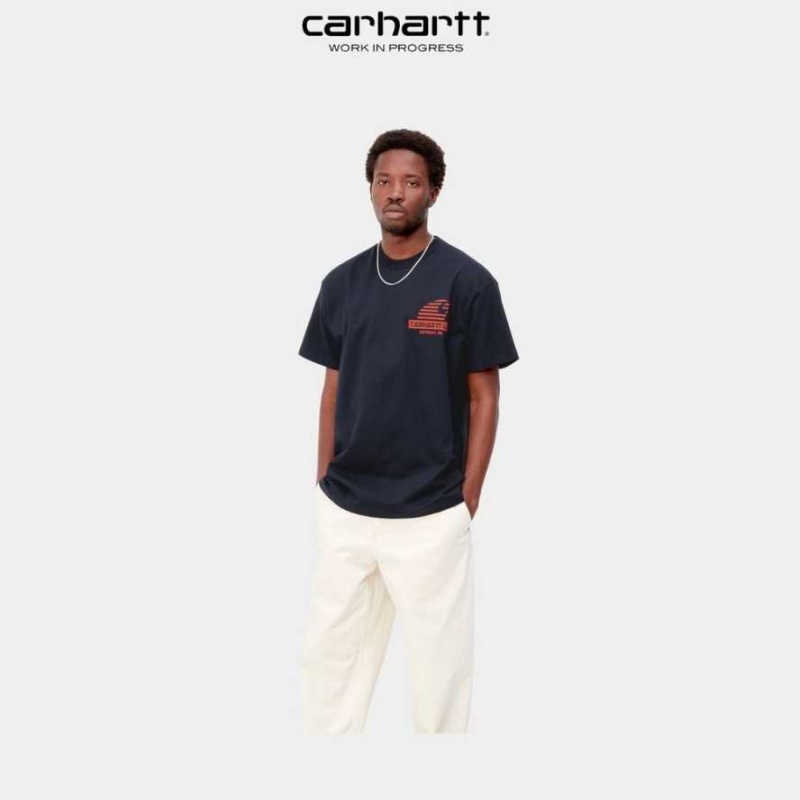 Carhartt Wip Mechanic T-Shirt Dark Navy | TH0002260